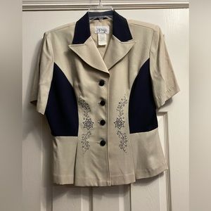 Vintage Y2K DJ Summers Women’s Jacket Sz 12 NWOT